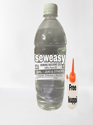 SEWEASY Special Oil For Sewing Machine & All Mechanical Parts Cycle chain All Purpose 1 L Sewing Machine Oil(Bottle)