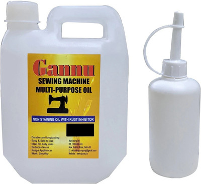 Gannu Special Oil For Sewing Machine & All Mechanical Parts Cycle chain All Purpose 1 L Sewing Machine Oil(Bottle)