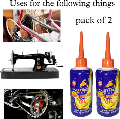 intenzo Multi Purpose sewing Oil (pack of 2) 200 ml Sewing Machine Oil(Bottle)