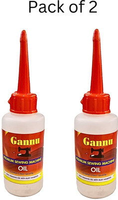 Gannu Premium Sewing Machine Oil For Multi Perpose (pack of 2) (40 ml Each) 80 ml Sewing Machine Oil(Bottle)