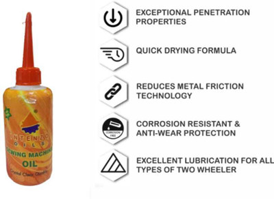 intenzo Multipurpose Oil For Sewing machine, Bicycle Chain , Fan, Door Hocks Bicycle Lubricant(0.1 L)