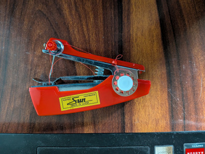 harshringar Mini Portable Hand Sewing Machine Stapler Silai Machine Electric Sewing Machine( Built-in Stitches 2)