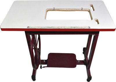 RED GEM Umbrella Table Stand & Top with Belt Manual Sewing Machine( Built-in Stitches 1)