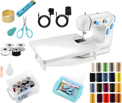 Onshoppy Vivid Multifunctional with Extension Table & Sewing Kit for Beginners Electric Sewing Machine( Built-in Stitches 2)
