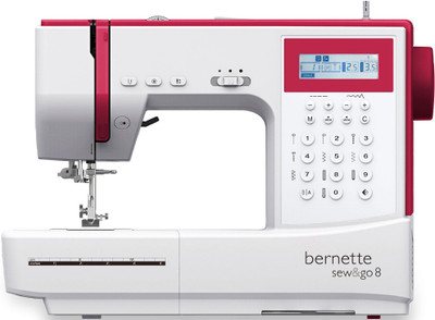 Bernette sew&go 8 Computerised Sewing Machine( Built-in Stitches 197)