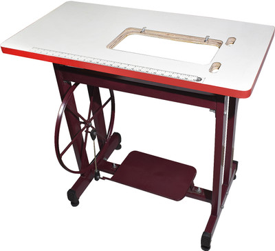 RED GEM SV Stand and Table Top Set with two types of belts Manual Sewing Machine( Built-in Stitches 1)