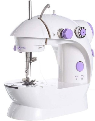 GETHOME 4 in 1 Portable & Compact Mini Sewing Machine With adapter and foot pedal Electric Sewing Machine( Built-in Stitches 30)