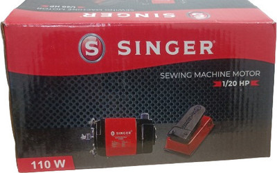 Singer Power Motor (1/20 HP) for Manual Electric Sewing Machine( Built-in Stitches 0)