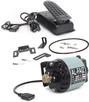 Al-Faiz pro Industrial Sewing Machine Motor 1/12 HP And Heavy Controller(Copper Winding) Electric Sewing Machine( Built-in Stitches 100)