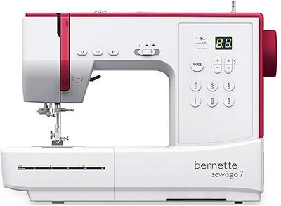 Bernette sew&go 7 Computerized with LCD Screen 160 Stitch Functions Electric Sewing Machine( Built-in Stitches 80)
