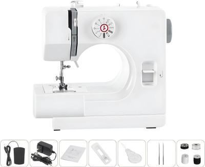 khodal Wonder Stitch Sewing Machine with Automatic Zig Zag,2 Speed,Reverse Sewing,Light Electric Sewing Machine( Built-in Stitches 12)