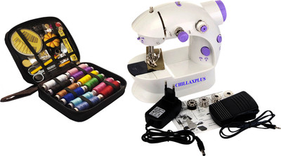 CHILLAXPLUS Silia Machine for Home with 82 pcs Sewing Kit Electric Sewing Machine( Built-in Stitches 1)