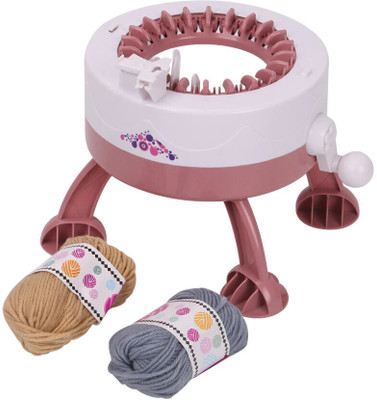 POHIR 22 Needle Smart Weaving Loom Knitting Board Rotating Double Knitting Loom Machin Manual Sewing Machine( Built-in Stitches 10)
