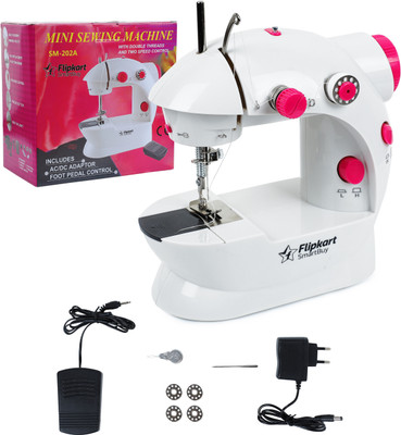 Flipkart SmartBuy Solvent Multifunctional Dual Speed Portable Sewing Machine with Light and Pedal Electric Sewing Machine( Built-in Stitches 1)
