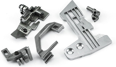 EASYSEW Gauge Set for Siruba 757 Needle Plate E982 Feed Dog H497+D581 Presser Foot P504 Sewing Needle Plate EASYSEW Gauge Set for Siruba 757 Needle Plate E982 Feed Dog H497+D581 Presser Foot P504 Sewing Needle Plate