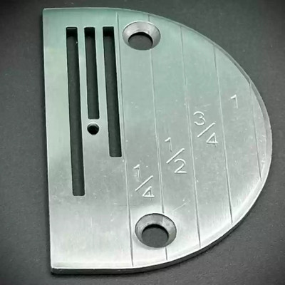 SSS Needle Plate E- 18 Size 1 Pieces Steel Finish for Industrial Sewing Machines Sewing Needle Plate