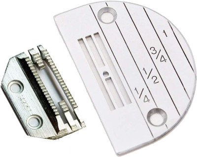 SEWEASY Feed Dog & Needle Plate Set 149057+147150LGW for Industrial Sewing Machine Sewing Needle Plate