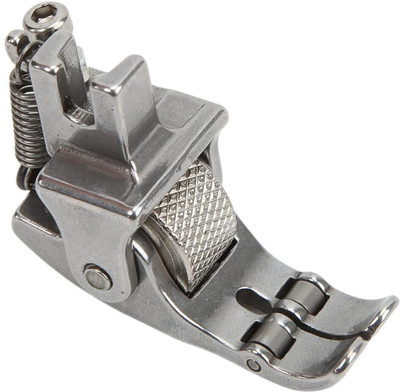 SSS Roller Presser Foot, Sewing Machine Presser Feet with Compact Structure ROLLER METAL TEETH PRESSER FOOT with High Shank(Pack of 1)