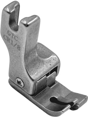 ZENITH CR 1/8 Sewing Machine Presser Foot Single Needle Lockstitch Stitching with Low Shank(Pack of 1)