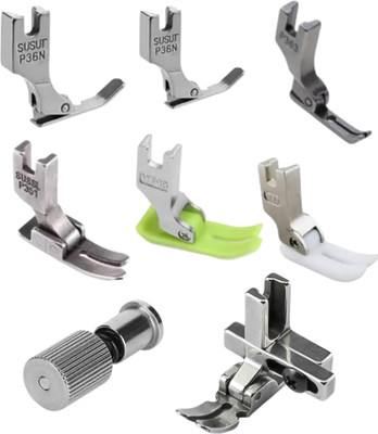 SSS Combo P36LN Foot,P36N Foot,P351 Foot,P363 Foot, MT18 Foot,T35 Foot, Quick Screw and T3 Presser Foot Combo with High Shank(Pack of 8)