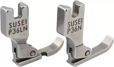 EASYSEW P36LN and P36N Industrial Sewing Machine Cording Zipper Presser Foot for Juki Machine P36LN & P36N COMBO ZIPPER PRESSER FOOT COMBO PRESSURE FOOT with High Shank(Pack of 2)