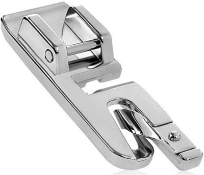 SSS (Singer/Usha/Brother) PIKO MAKING FOOT Automatic Sewing Machines Narrow Roll Edge Presser Foot with Snap-On(Pack of 1)