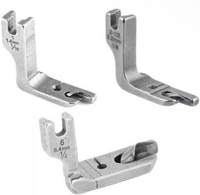 LYSOO Combo Set: 1/4 & 1/8 & 1/16 Rolled Hemmer Presser Foot with High Shank – Precision Sewing Accessory with High Shank(Pack of 1)