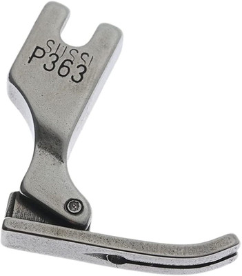 EASYSEW Industrial Sewing Machine Steel Narrow Zipper Presser Foot P363 with Snap-On(Pack of 1)