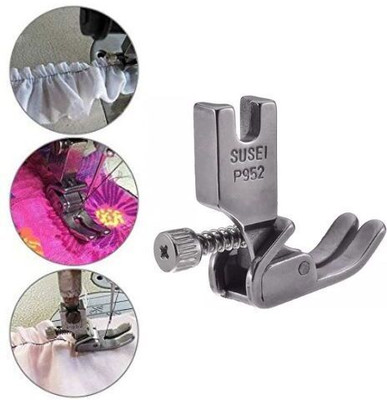 LYSOO P952 Presser Foot for Industrial Sewing Machine with Screw Adjustable Single with High Shank(Pack of 1)