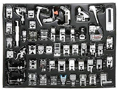 ZENITH Domestic Sewing Machine Pressure Foot kit with High Shank(Pack of 52)