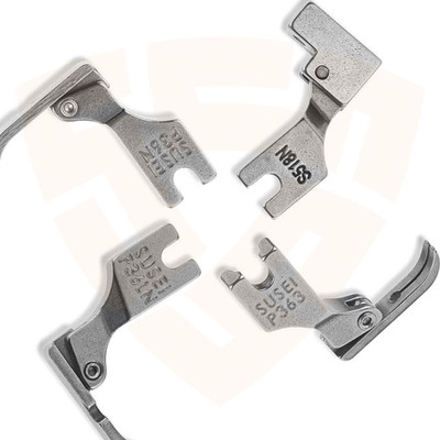 SSS Narrow & Invisible Zipper Presser Foot Set – P36N, P36LN, P363 & S518N (4-in-1 High-Shank Combo) FOR INDUSTRIAL SEWING MACHINE with High Shank(Pack of 4)