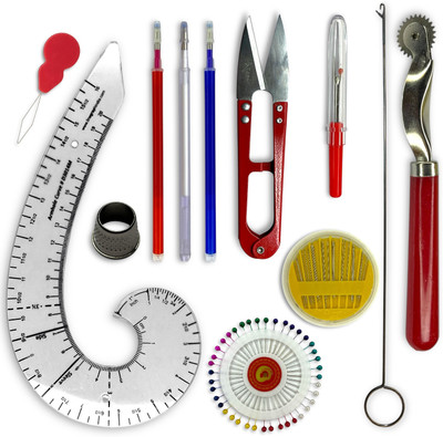 Cylone And Sons Sewing Kit with Measuring Tools, Thread Scissors sewing product with Low Shank(Pack of 1)