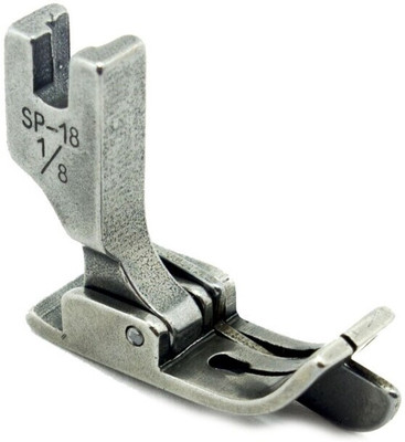 SSS SP-18 1/8 3.2mm Industrial Sewing Machine Hinged Presser Foot with Right Guide SP-18 1/8 3.2mm Presser Foot With Guide Single Needle Lock-Stitch Sewing Machine with High Shank(Pack of 1) SSS SP-18 1/8 3.2mm Industrial Sewing Machine Hinged Presser Foot with Right Guide SP-18 1/8 3.2mm Presser Foot With Guide Single Needle Lock-Stitch Sewing Machine with High Shank(Pack of 1)