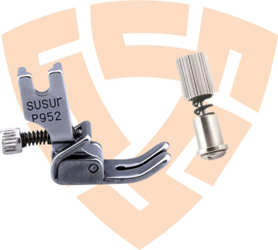 SSS Combo Set- P952 Presser Foot & Quick Change Screw Gathering/Shirring Foot for Juki Sewing Machines with High Shank(Pack of 1)