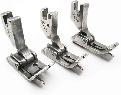 SSS SP-18L COMBO OF 3 FOOTS 1/4, 1/8, 1/16 COMBO PRESSURE FOOT with High Shank(Pack of 3)