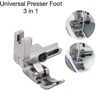 SSS T3 UNIVERSAL PRESSURE FOOT FOR INDUSTRAIL SEWING MACHINE FOR Single Needle Lock-Stitch industrial sewing machines with High Shank(Pack of 1)
