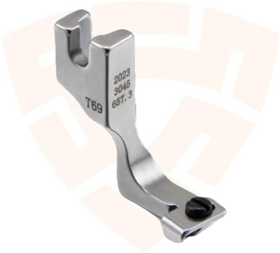 SSS T69 INVISIBLE ZIPPER PRESSER FOOT FOR ZIPPER INSTALLATION INDUSTRIAL SEWING MACHINE PRESSER FOOT with High Shank(Pack of 1)