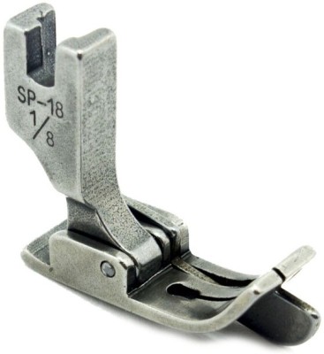 susur SP-18 1/8 3.2mm Industrial Sewing Machine Hinged Presser Foot with Right Guide SP-18 1/8 3.2mm Presser Foot With Guide Single Needle Lock-Stitch Sewing Machine with High Shank(Pack of 1)