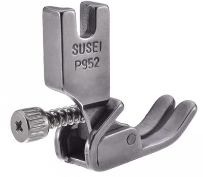 SSS P952 Presser Foot for Industrial Sewing Machine with Screw Adjustable for Flat Wagon Steel Closing Wrinkled Folds, Adjustable Shirring Gathering PLEATING FOOT with High Shank(Pack of 1) SSS P952 Presser Foot for Industrial Sewing Machine with Screw Adjustable for Flat Wagon Steel Closing Wrinkled Folds, Adjustable Shirring Gathering PLEATING FOOT with High Shank(Pack of 1)