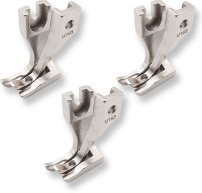 SSS KP-19070-3 3SET Right&Left Toe Zipper Foot &Standard Walking Foot Compatible with/Replacement for JUKI Brand DU-141 DU-1181 CONSEW Brand with High Shank(Pack of 3)