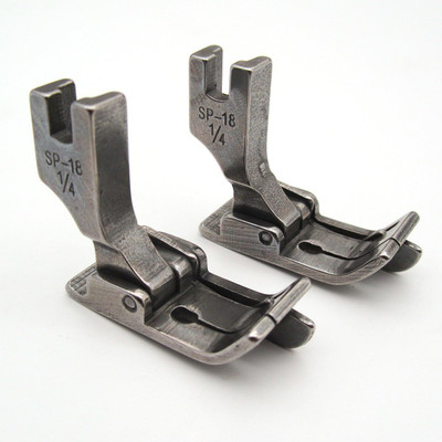 SSS SP-18 1/4 High-Quality Hinged Presser Foot with Right Guide presser foot with High Shank(Pack of 2)