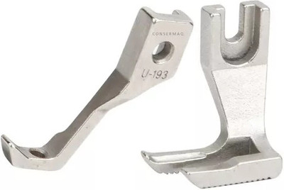 SSS U192 / U193 Bilateral double pressure bottom prick WALKING ZIPPER PRESSER FOOT with High Shank(Pack of 2)