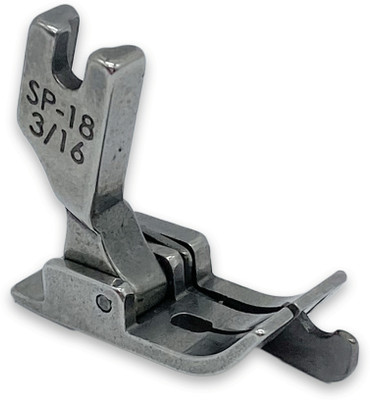 EASYSEW SP-18 3/16 Industrial Sewing Machine Hinged Presser Foot with Right Guide SP-18 3/16 3.2mm Presser Foot With Guide Single Needle Sewing Machine with High Shank(Pack of 1) EASYSEW SP-18 3/16 Industrial Sewing Machine Hinged Presser Foot with Right Guide SP-18 3/16 3.2mm Presser Foot With Guide Single Needle Sewing Machine with High Shank(Pack of 1)