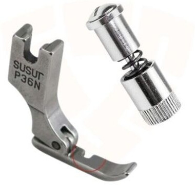 SSS P36N Right-Side Zipper Presser Foot with Quick Change Screw Set INDUSTRIAL SEWING MACHINE PRESSER FOOT with High Shank(Pack of 1)