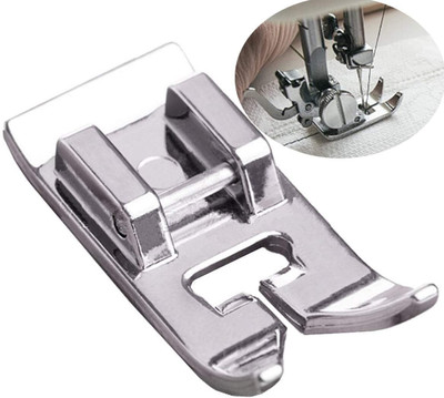 SSS CY-7301 Zig ZAG Straight Stitch Foot Standard Pressure Foot for All Automatic Sewing Machine for USHA JANOME,Singer,Brother ETC with Low Shank(Pack of 1)