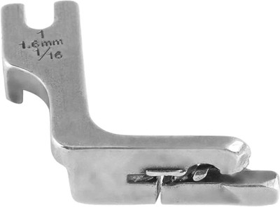 SSS 1.6MM 1/16 HEMMING PRESSER FOOT FOR INDUSTRIAL SEWING MACHINE FOR Single Needle Lock-Stitch industrial sewing machines with High Shank(Pack of 1)