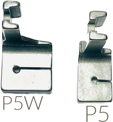 ZENITH P5 & P5 Wide Pressure Foot Compatible with Jack Juki Gemsy Sewing Machines P5 & P5 Wide Pressure Foot with Low Shank(Pack of 2)