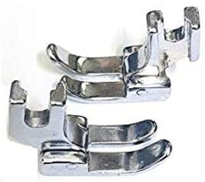 ZENITH Straight Foot 2pc For Domestic Machine SV, Half Shuttle, Sewing Machine Models Stitching with Low Shank(Pack of 2)