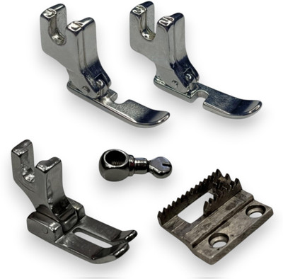 Cylone And Sons Industrial Sewing Machine Presser Feet Set, Feed Dog and Needle Plate Sewing Machine Accessories with Low Shank(Pack of 2)