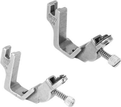 Best Quality S537 1/8 & 3/16 Elastic Shrining Presser Foot Industrial Sewing Machine with High Shank(Pack of 2)
